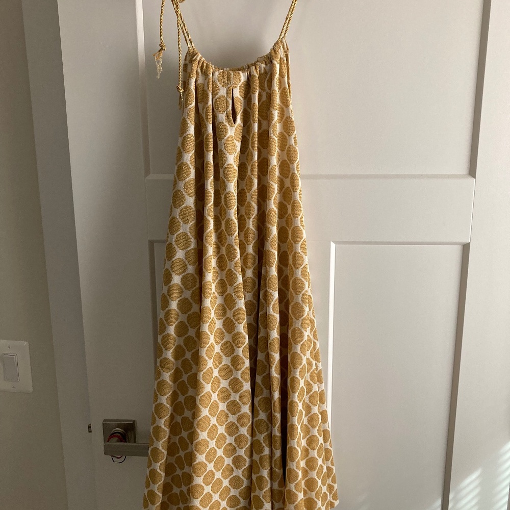 Gold dress